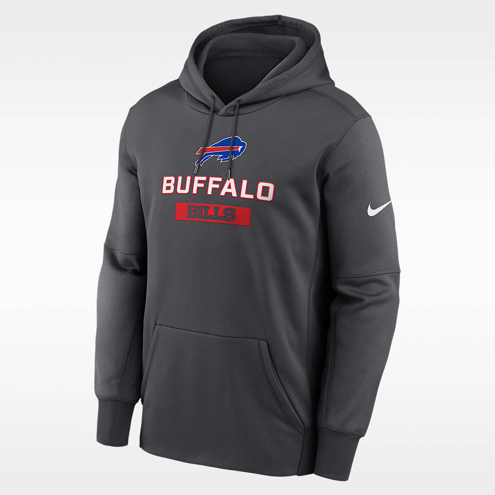 Buffalo Bills Toss Sweep Men's Nike Therma NFL Pullover Hoodie